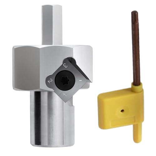 Hole Chamfer Tool 20mm Aluminiumlegierung Holzbearbeitungsloch -Reamer -Werkzeug mit Zubehör für Standard -Elektrobohrer REAMER von LDJFCCA