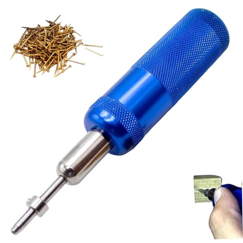 Nagelnagel mit kleinen Nägeln, 5, 1 -Zoll -Metallnagel -Setter, Pin -Drücker mit Nicht -Schlupfgriff, Modellschiff -Gebäudewerkzeuge Nagel von LDJFCCA