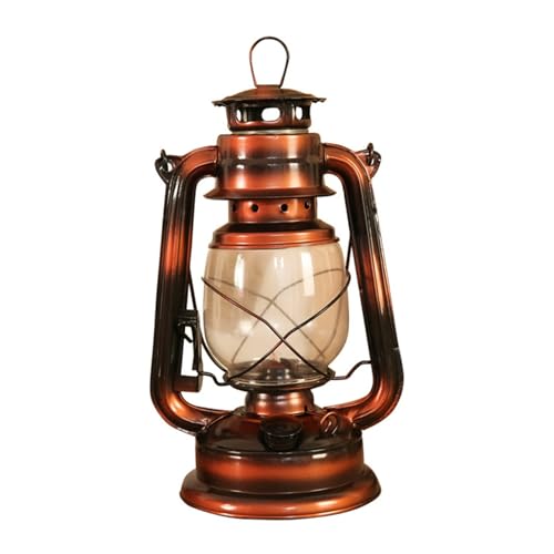 Retro -Öllampe Tragbare alte Pferdampenlampe Dekoratives Öl im Freien Camping Stromausfall (nicht inbegriffen) von LDJFCCA