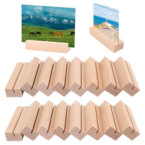 LDXDRU 15 Stück Holz Kartenhalter Tischkartenhalter, Holz Kartenständer Fotohalter Natürliches Karten Holzständer Fotoständer für Hochzeiten, Bankette und Partys LDXDRU 15 Stück Holz Kartenhalter Tischkartenhalter, Holz Kartenständer Fotohalter Natürliches Karten Holzständer Fotoständer für Hochzeiten, Bankette und Partys von LDXDRU