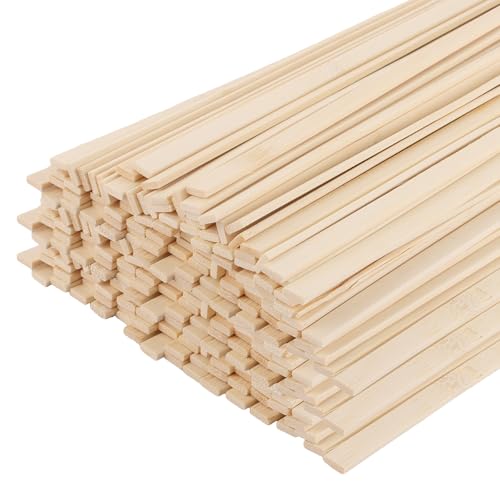 LDXDRU 200 Stück Holzstäbe zum Basteln, 30cmx3mmx9mm Zuckerwatte Stäbe Holzstäbchen Eisstäbchen Holz Bambusstäbe, Holz Farbrührer, Holzleisten zum Basteln für DIY Bastelprojekte LDXDRU 200 Stück Holzstäbe zum Basteln, 30cmx3mmx9mm Zuckerwatte Stäbe Holzstäbchen Eisstäbchen Holz Bambusstäbe, Holz Farbrührer, Holzleisten zum Basteln für DIY Bastelprojekte von LDXDRU