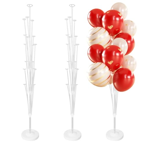 LDXDRU 3 Stück Ballonständer-Kit, 160cm Luftballonständer Ballonhalter, Ballon Ständer für den Boden Wiederverwendbarer, Ballonhalter Luftballon Ständer Halter für Geburtstag, Hochzeit Dekoration LDXDRU 3 Stück Ballonständer-Kit, 160cm Luftballonständer Ballonhalter, Ballon Ständer für den Boden Wiederverwendbarer, Ballonhalter Luftballon Ständer Halter für Geburtstag, Hochzeit Dekoration von LDXDRU