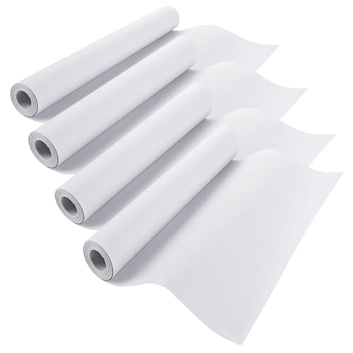 LDXDRU 4 Stück 42,5cm x 15m Weiße Zeichenpapier Rolle, Plakatpapier Zeichenrolle Skizzenpapier, Papierrolle Malen Malpapier Rolle Künstler Skizze Malerei Skizzenrolle für Staffeleipapier LDXDRU 4 Stück 42,5cm x 15m Weiße Zeichenpapier Rolle, Plakatpapier Zeichenrolle Skizzenpapier, Papierrolle Malen Malpapier Rolle Künstler Skizze Malerei Skizzenrolle für Staffeleipapier von LDXDRU