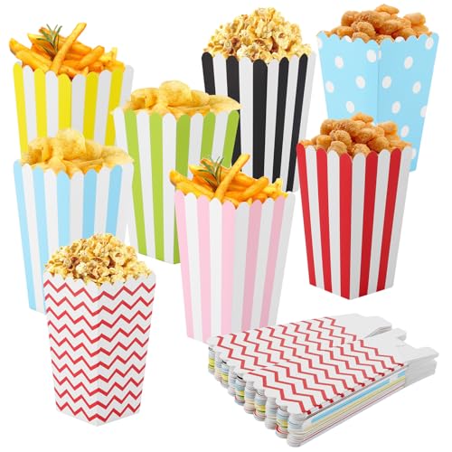 LDXDRU 80 Stück 12x7x5cm Klein Popcorn Tüten, Snacks Candy Popcorn Boxen Papier Klein Popcorntüten Party Papiertüte für Filmabend, Geburtstagsfeier, Weihnachten, oder Party LDXDRU 80 Stück 12x7x5cm Klein Popcorn Tüten, Snacks Candy Popcorn Boxen Papier Klein Popcorntüten Party Papiertüte für Filmabend, Geburtstagsfeier, Weihnachten, oder Party von LDXDRU