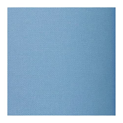 Kreuzstich Stoff 14CT 16CT 18CT Hellblaue Farbe Leinwand Stickerei Kreuzstich Aida Stoff 100x150CM Aida Stoff (Size : 14CT light blue) von LDXDSG