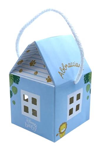 20 Stück Schachtel für Gastgeschenke Taufe Geburtstag Kommunion komplett mit Band und individueller Karte 68232ST von LE GEMME DI VENEZIA