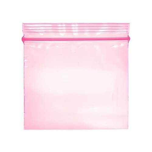 40mm x 40mm kleine Plastiktüten mit Reißverschluss, Verpackungsmaterial, mehrere Farben und Designs - Wählen Sie Ihre Option (Rosa, Packung mit 300 Stück) von LIVERPOOL ENTERPRISES LTD