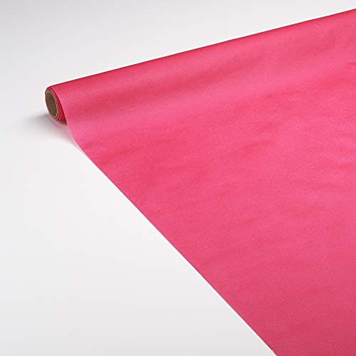 Le Nappage - Airlaid Papier Tischdecke Pink- FSC® Zertifiziert - Biologisch abbaubar und kompostierbar - Soft Touch - Pinkfarbene Tischdecke in Einer Rolle von 1,20 x 5 Meter von LE NAPPAGE ARTS DE LA TABLE