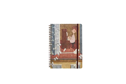 LE NASUTE Notizbuch mit Spiralbindung, 60 Blatt, mit Kunststoff-Einband, Ringbuch, für Erinnerungen, Schule, Büro, lustige Grafiken von Le Nasute. von LE NASUTE