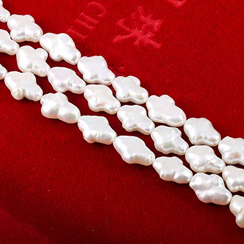 Barock-Perlen, natürlich, unregelmäßig, Süßwasser-Zuchtperlen, lose Perle für DIY, Damen, Anhänger, Ohrringe, Schmuckherstellung, 36,1 cm Barock-Perlen, natürlich, unregelmäßig, Süßwasser-Zuchtperlen, lose Perle für DIY, Damen, Anhänger, Ohrringe, Schmuckherstellung, 36,1 cm von LE SKY