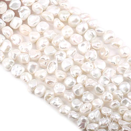 Barock-Perlen, natürlich, unregelmäßig, Süßwasser-Zuchtperlen, lose Perle für DIY, Damen, Anhänger, Ohrringe, Schmuckherstellung, 36,1 cm Barock-Perlen, natürlich, unregelmäßig, Süßwasser-Zuchtperlen, lose Perle für DIY, Damen, Anhänger, Ohrringe, Schmuckherstellung, 36,1 cm von LE SKY