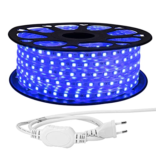 LE 20M LED Stripes, 5050 SMD LEDs, 220V-240V LED Streifen, Superhelle mehrfarbig RGB, IP65 wasserdichte außere dekorative Lichterketten von Lighting EVER