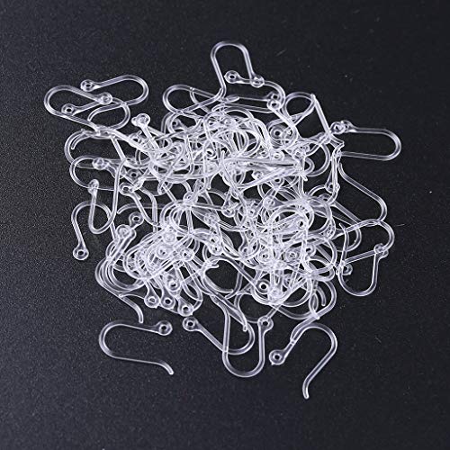 100 Stück Schmuckherstellung klare Harz-Ohrringhaken Verbinder antiallergische Ohrform Drahthaken für die Herstellung von Charms 100 Stück Schmuckherstellung klare Harz-Ohrringhaken Verbinder antiallergische Ohrform Drahthaken für die Herstellung von Charms von LEADSDGE