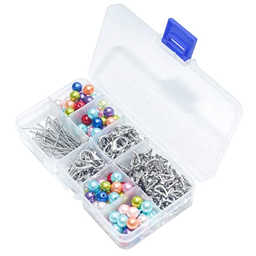 50 x Schlüsselanhänger-Ringe mit Perlen, Schlüsselanhänger, Schmuckherstellung, Zubehör für Erwachsene und Kinder 50 x Schlüsselanhänger-Ringe mit Perlen, Schlüsselanhänger, Schmuckherstellung, Zubehör für Erwachsene und Kinder von LEADSDGE