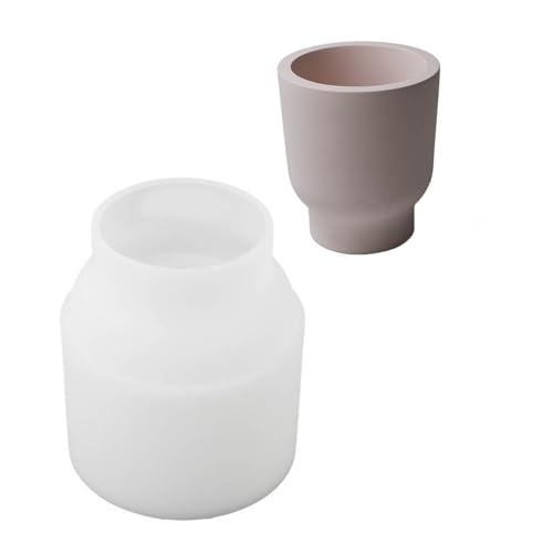 Becherförmige Silikonform, lebensmittelechtes Silikon, antihaftbeschichtet, für Töpferwaren, Töpfe, Pflaster, Ornamente, Heimdekorationen von LEADSDGE