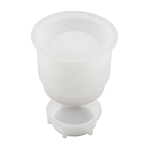 Crafty Silikonform für Zementbecher, Gläser, Epoxid-Gießharz-Form zur Aufbewahrung, Halter, Süßigkeiten, Schmuckbehälter Crafty Silikonform für Zementbecher, Gläser, Epoxid-Gießharz-Form zur Aufbewahrung, Halter, Süßigkeiten, Schmuckbehälter von LEADSDGE