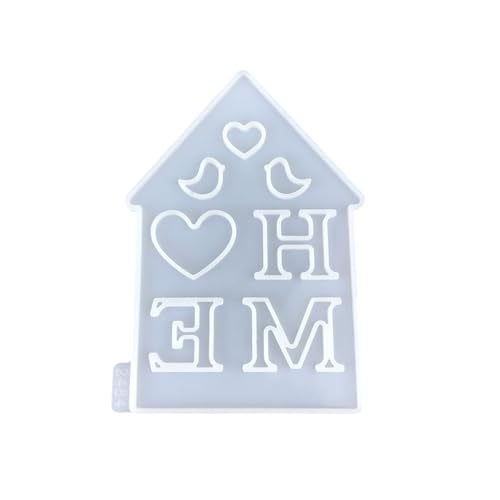 Herz-Haus-Form, Kerzenhalter, Silikon, Teelichthalter, Harz, Epoxidharz, Basteln, Formen Herz-Haus-Form, Kerzenhalter, Silikon, Teelichthalter, Harz, Epoxidharz, Basteln, Formen von LEADSDGE