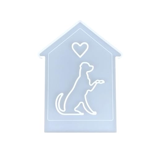 Herz-Haus-Form, Kerzenhalter, Silikon, Teelichthalter, Harz, Epoxidharz, Basteln, Formen Herz-Haus-Form, Kerzenhalter, Silikon, Teelichthalter, Harz, Epoxidharz, Basteln, Formen von LEADSDGE
