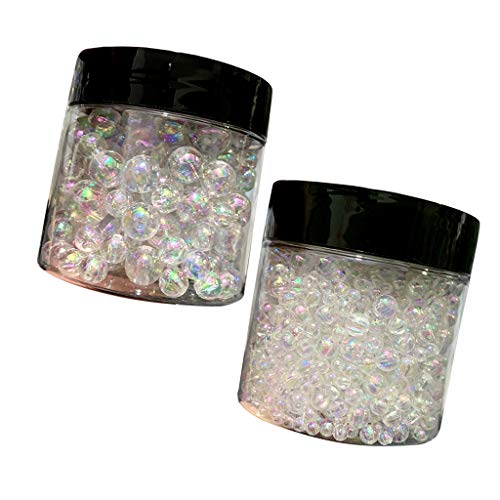 LEADSDGE Bunte Glasblasen-Perlen, Kaviar-Perlen, Wassertropfen, Blasen-Perlen, kleine Glasperlen für Harz-Bastelarbeiten LEADSDGE Bunte Glasblasen-Perlen, Kaviar-Perlen, Wassertropfen, Blasen-Perlen, kleine Glasperlen für Harz-Bastelarbeiten von LEADSDGE