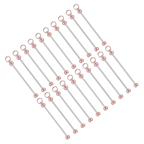 Modisches, stilvolles Schlüsselanhänger-Set mit eleganten, stabilen Ketten und Ringen für handgefertigten Schmuck, Bastelbedarf, 20 Stück Modisches, stilvolles Schlüsselanhänger-Set mit eleganten, stabilen Ketten und Ringen für handgefertigten Schmuck, Bastelbedarf, 20 Stück von LEADSDGE