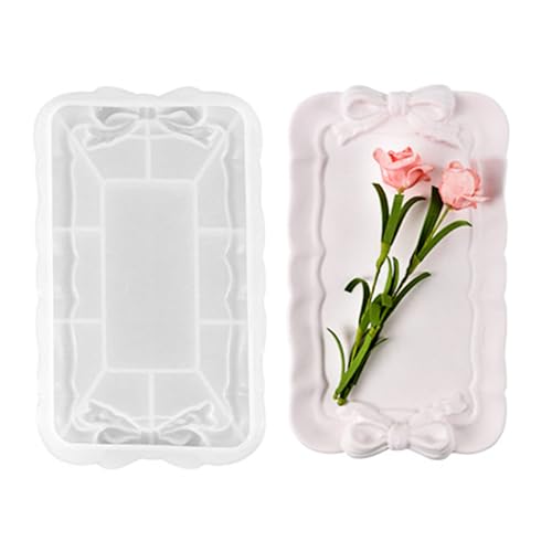Schleifen-Ablageschale, Gips-Plsater, Silikon, Schmuck-Organizer, Epoxidharz, Formen Schleifen-Ablageschale, Gips-Plsater, Silikon, Schmuck-Organizer, Epoxidharz, Formen von LEADSDGE
