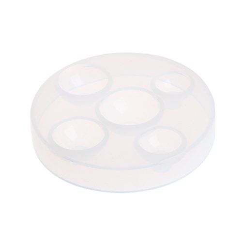 Silikonform für Kuchendekoration, Halskette, Anhänger, Schmuckherstellung, Kunstharz, Epoxidharz, 5 Mulden Silikonform für Kuchendekoration, Halskette, Anhänger, Schmuckherstellung, Kunstharz, Epoxidharz, 5 Mulden von LEADSDGE