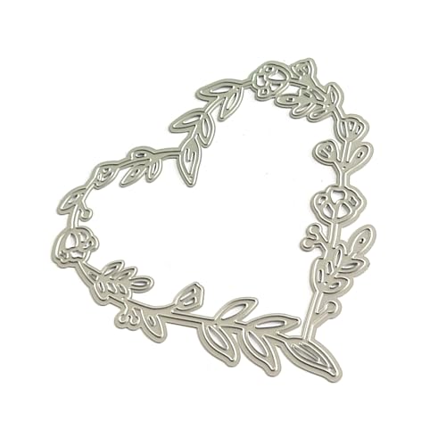 Stanzschablonen für Blattkranz, Herz, Metall, Karbonstahl, Stanzformen für Kartenherstellung, Scrapbooking, Papierbasteln, Stanzformen Stanzschablonen für Blattkranz, Herz, Metall, Karbonstahl, Stanzformen für Kartenherstellung, Scrapbooking, Papierbasteln, Stanzformen von LEADSDGE