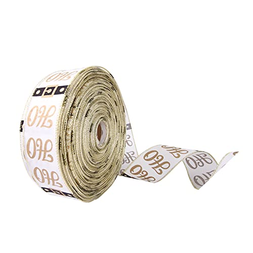 Weihnachtsband, 6,3 cm breit, feines Leinen, 1,8 m, 2,8 m, 4,5 m, weiß/rot, für Hochzeit, Tafelaufsatz, Girlande, Baum Weihnachtsband, 6,3 cm breit, feines Leinen, 1,8 m, 2,8 m, 4,5 m, weiß/rot, für Hochzeit, Tafelaufsatz, Girlande, Baum von LEADSDGE
