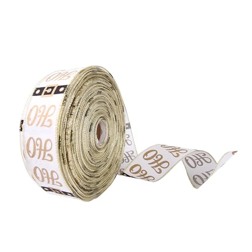 Weihnachtsband, 6,3 cm breit, feines Leinen, 1,8 m, 2,8 m, 4,5 m, weiß/rot, für Hochzeit, Tafelaufsatz, Girlande, Baum Weihnachtsband, 6,3 cm breit, feines Leinen, 1,8 m, 2,8 m, 4,5 m, weiß/rot, für Hochzeit, Tafelaufsatz, Girlande, Baum von LEADSDGE