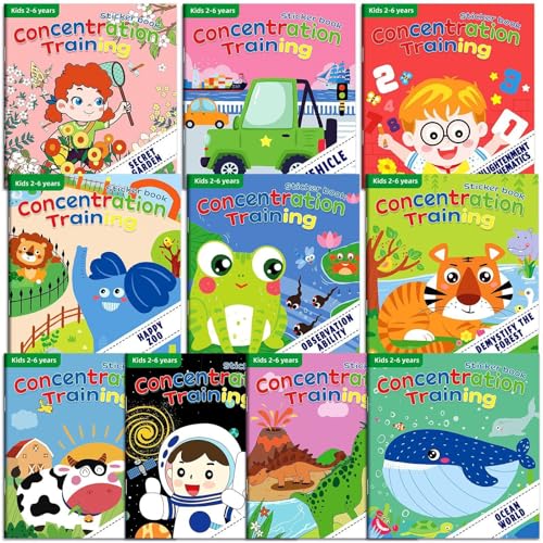 LEADSTAR 10 Stück Stickerbüch Kinder,Spielzeug Sticker Lernspielzeug Geschenke,Aufkleber für Kinder, Immer Wieder Stickerbuch ab 2 jahre Jungen,Mädchen Geschenk,für Stickerbuch ab 2 3 4 5 6 Jahre LEADSTAR 10 Stück Stickerbüch Kinder,Spielzeug Sticker Lernspielzeug Geschenke,Aufkleber für Kinder, Immer Wieder Stickerbuch ab 2 jahre Jungen,Mädchen Geschenk,für Stickerbuch ab 2 3 4 5 6 Jahre von LEADSTAR