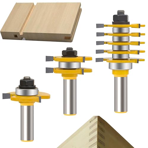 Leatbuy RD-D1 Fräser-Bit, 1,27 cm Schaft, rund über erhöhte Paneele, Schranktür, Ogee-Schiene und Stile, Fräser-Bits, Holzbearbeitung, Holzschneider, Holzkarbid-Rillen-Nutfräswerkzeug Leatbuy RD-D1 Fräser-Bit, 1,27 cm Schaft, rund über erhöhte Paneele, Schranktür, Ogee-Schiene und Stile, Fräser-Bits, Holzbearbeitung, Holzschneider, Holzkarbid-Rillen-Nutfräswerkzeug von LEATBUY-TECH