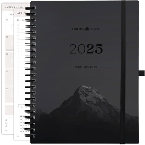 Lebenskompass Ringbuch Kalender 2025 Buchkalender A5 "BERG" - Schöner Wochenkalender & Terminplaner 2025 - stabiles Hardcover - Taschenkalender 2025 - Buchkalender A5 + Viele Extras Lebenskompass Ringbuch Kalender 2025 Buchkalender A5 "BERG" - Schöner Wochenkalender & Terminplaner 2025 - stabiles Hardcover - Taschenkalender 2025 - Buchkalender A5 + Viele Extras von LEBENSKOMPASS
