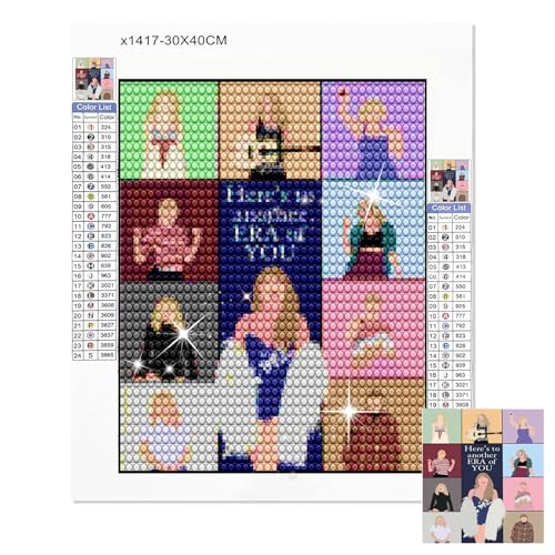LEBOKJ Taylor Diamond Painting für Erwachsene,Premium Diamant Malerei Set mit Kristallsteinen Diamond Painting Bilder Crystal Rhinestone DIY Mosaik Kunst Basteln 30x40cm 5D Diamantmalerei Bilder LEBOKJ Taylor Diamond Painting für Erwachsene,Premium Diamant Malerei Set mit Kristallsteinen Diamond Painting Bilder Crystal Rhinestone DIY Mosaik Kunst Basteln 30x40cm 5D Diamantmalerei Bilder von LEBOKJ