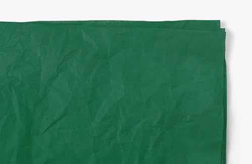 Ledeo Silk Tissue Seidenpapier, Einschlagpapier, Bastelpapier, 480 Blatt, holiday green, 50x76 cm von Ledeo