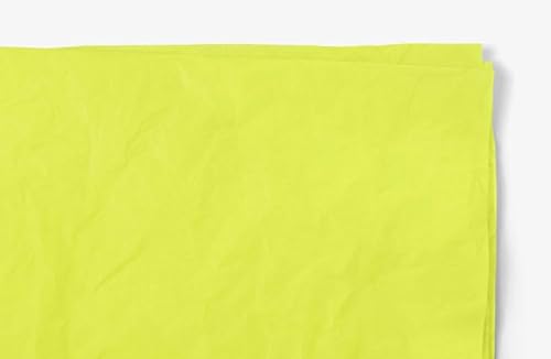 Ledeo Silk Tissue Seidenpapier, Einschlagpapier, Bastelpapier, 480 Blatt, limon, 50x76 cm von Ledeo