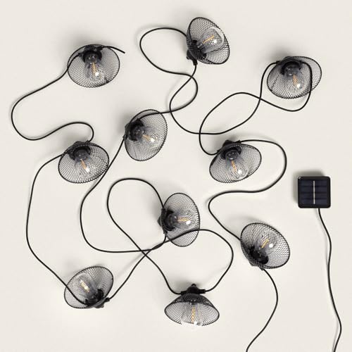 LEDKIA LIGHTING LED-Girlande Solar Aussen mit Glühbirnen Kodos 6.5m 3000K Warmweiß von LEDKIA LIGHTING