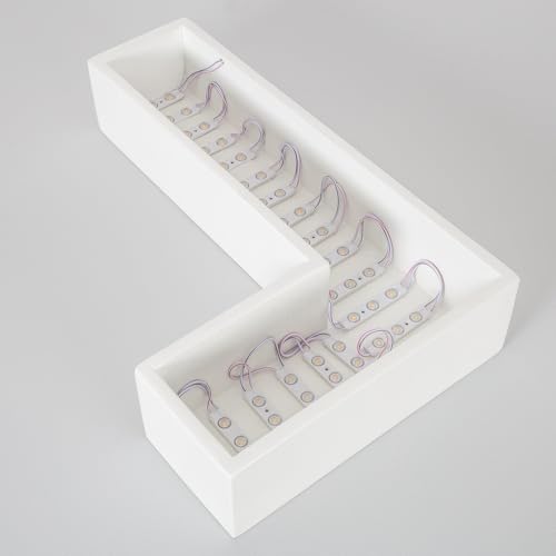 LEDKIA LIGHTING - LED-Modulkette 20 Einheiten | 24W 24V DC IP65 | Für Werbeschilder & Lichtwerbung | Homogene Beleuchtung | Flexibel & Einfache Montage, 4500K Neutralweiß, Polycarbonat von LEDKIA LIGHTING