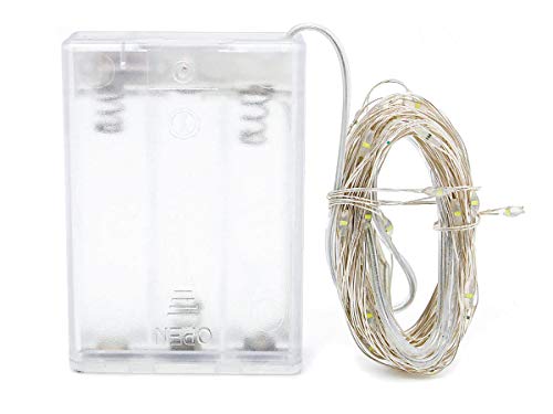 LEDLUX Batteriebetriebene LED-Lichterkette mit Kupferdraht Lichterkette IP67 4,5 V Dekorative Lichter Weihnachten Party von LEDLUX