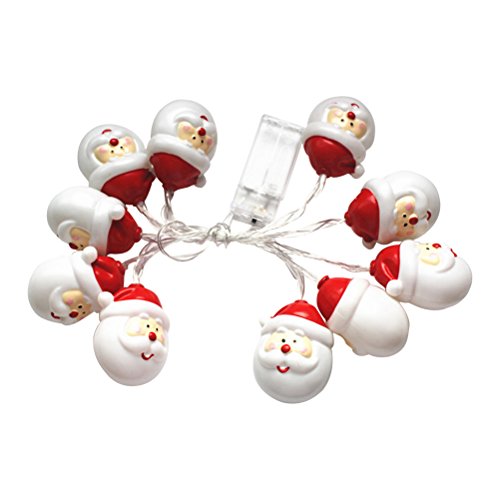 Ledmomo batteriebetriebe Weihnachtsbeleuchtung, 10 Lichter, 0,5 W, Lichterkette für Weihnachten, Urlaub, Party. Ledmomo batteriebetriebe Weihnachtsbeleuchtung, 10 Lichter, 0,5 W, Lichterkette für Weihnachten, Urlaub, Party. von LEDMOMO