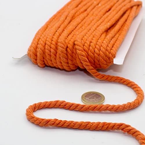 LEDUC 20 Meter Baumwollkordel rund 05 mm geflochten mit Kern aus natürlicher Baumwolle, ideal für DIY, Nähen, vielseitig einsetzbar, 5 mm 02 Weiß LEDUC 20 Meter Baumwollkordel rund 05 mm geflochten mit Kern aus natürlicher Baumwolle, ideal für DIY, Nähen, vielseitig einsetzbar, 5 mm 02 Weiß von ACCESSOIRES LEDUC