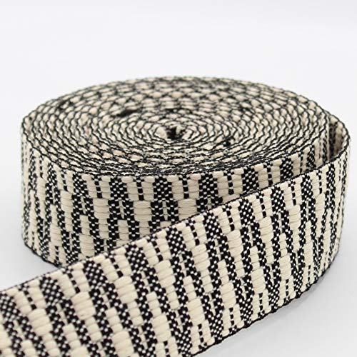 LEDUC 5 Meter Gurt Ethnic Zig Zag 38 mm Khaki/Ecru 326F LEDUC 5 Meter Gurt Ethnic Zig Zag 38 mm Khaki/Ecru 326F von ACCESSOIRES LEDUC