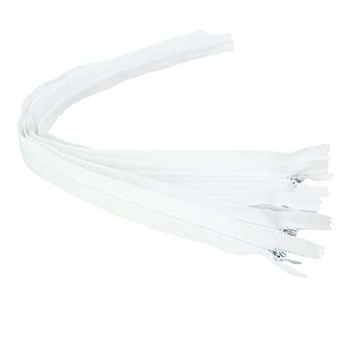LEDUC (unsichtbar Reißverschluss, Kunststoff, weiß, 60 cm, 5-teilig LEDUC (unsichtbar Reißverschluss, Kunststoff, weiß, 60 cm, 5-teilig von ACCESSOIRES LEDUC