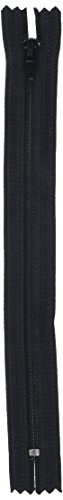LEDUC Nylon-Reißverschlüsse, Kunststoff, Schwarz, 20 cm, 5-teilig von ACCESSOIRES LEDUC