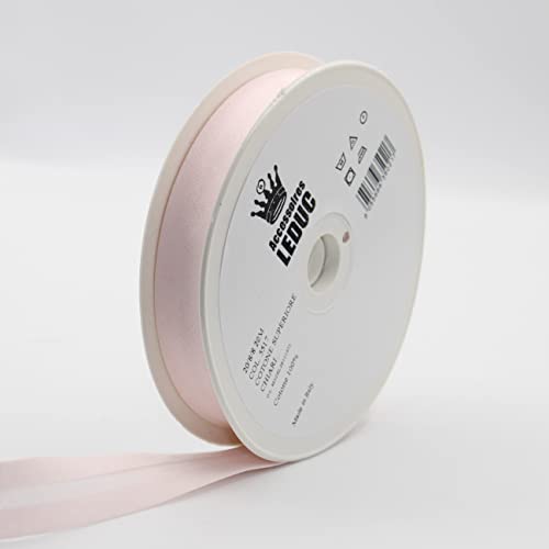Leduc Schrägband, Baumwolle, 20 m, 30 Farben, für Doppelnähte, 8 + 20 + 8 mm, Qualität Italien, Hellrosa 5517 Leduc Schrägband, Baumwolle, 20 m, 30 Farben, für Doppelnähte, 8 + 20 + 8 mm, Qualität Italien, Hellrosa 5517 von ACCESSOIRES LEDUC