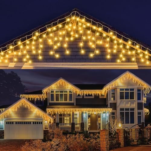 LEDYA Eisregen Lichterkette Außen, 14M 360 LED Lichterkette Weihnachten, Weihnachtsbeleuchtung Außen mit Timer 8 Modi, Memory-Funktion Wasserdicht Lichterkette für Terrasse Balkon Weihnachtsdeko LEDYA Eisregen Lichterkette Außen, 14M 360 LED Lichterkette Weihnachten, Weihnachtsbeleuchtung Außen mit Timer 8 Modi, Memory-Funktion Wasserdicht Lichterkette für Terrasse Balkon Weihnachtsdeko von LEDYA