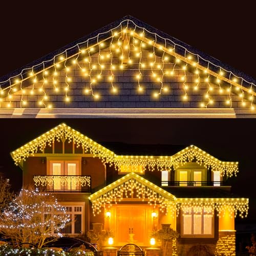 LEDYA Eisregen Lichterkette Außen, 17M 480 LED Lichterkette Weihnachten, Weihnachtsbeleuchtung Außen mit Timer 8 Modi, Memory-Funktion Wasserdicht Lichterkette für Terrasse Balkon Weihnachtsdeko LEDYA Eisregen Lichterkette Außen, 17M 480 LED Lichterkette Weihnachten, Weihnachtsbeleuchtung Außen mit Timer 8 Modi, Memory-Funktion Wasserdicht Lichterkette für Terrasse Balkon Weihnachtsdeko von LEDYA