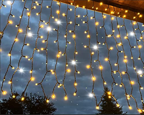 LEDZEIT- Profi Serie - LED Lichtervorhang Außen und Innen, Curtain light, Verlängerungskette ohne Netzkabel, 1 X 1.5M, Warmweiß, 10 Blinkend LED, Max.90m. IP67, für Weihnachten, Hochzeit LEDZEIT- Profi Serie - LED Lichtervorhang Außen und Innen, Curtain light, Verlängerungskette ohne Netzkabel, 1 X 1.5M, Warmweiß, 10 Blinkend LED, Max.90m. IP67, für Weihnachten, Hochzeit von LEDZEIT