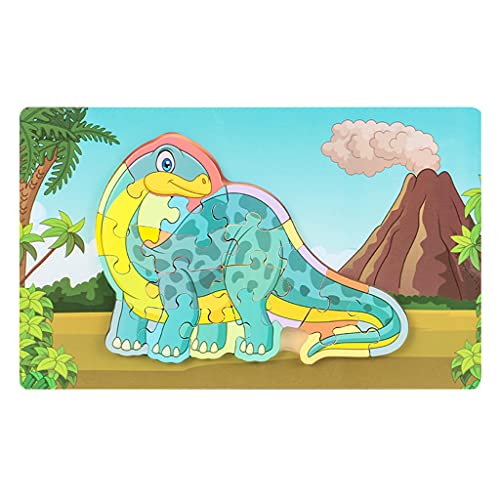 Frühes Lernen Dinosaurier Puzzle Für Kleinkinder Montessori Bildungsspielset Interaktive Lehrhilfe Für Vorschulkinder Dinosaurier Puzzles Für Kinder Kleinkinder Alter Von 3–5 Jahren Holz Puzzles von LEEINTO