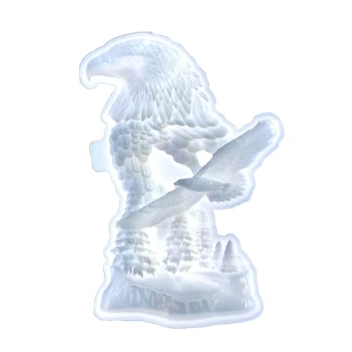 LEEINTO Harzformen, 3D-Adler-Silikonform, Tier-Desktop-Ornament, Kristall-Epoxidharz-Gussform, DIY-Kunsthandwerk, Heimdekorationen, Zubehör LEEINTO Harzformen, 3D-Adler-Silikonform, Tier-Desktop-Ornament, Kristall-Epoxidharz-Gussform, DIY-Kunsthandwerk, Heimdekorationen, Zubehör von LEEINTO