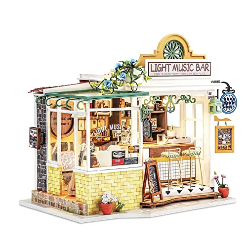 Mit Möbeln Für Kinder Und Erwachsene Miniatur Puppenhaus Holzbausätze Spielzeug Festival Geburtstagsgeschenke Kleine Modellbausätze Für Erwachsene Kleine Häuser Modelle von LEEINTO